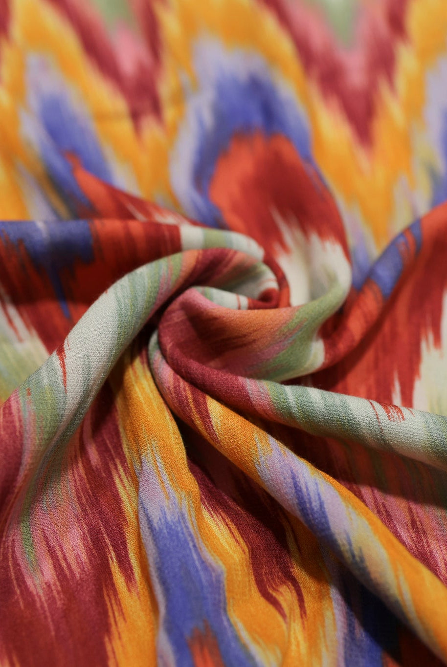 Watercolor Chevron Woven Fabric - Boho Fabrics - Woven Fabric