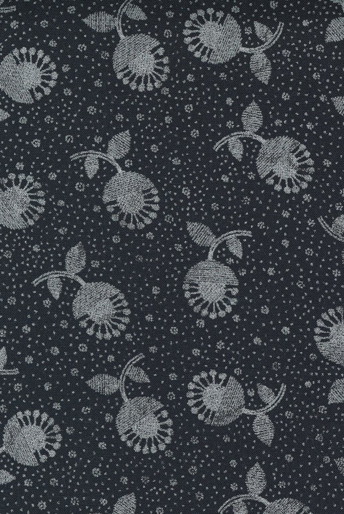 Whispers Metallic Black Silver 33550 15MS Moda 1 - Boho Fabrics - Quilting Cotton, Woven
