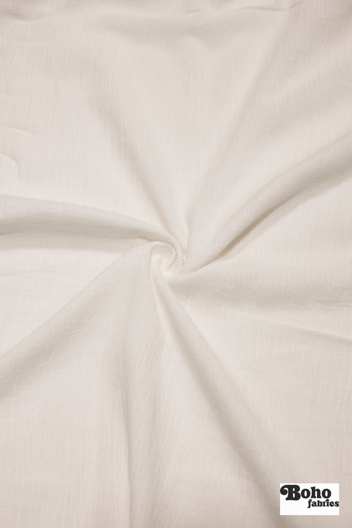 White, Cotton Crepe Gauze 52", Woven Fabric - Boho Fabrics - Gauze, Woven
