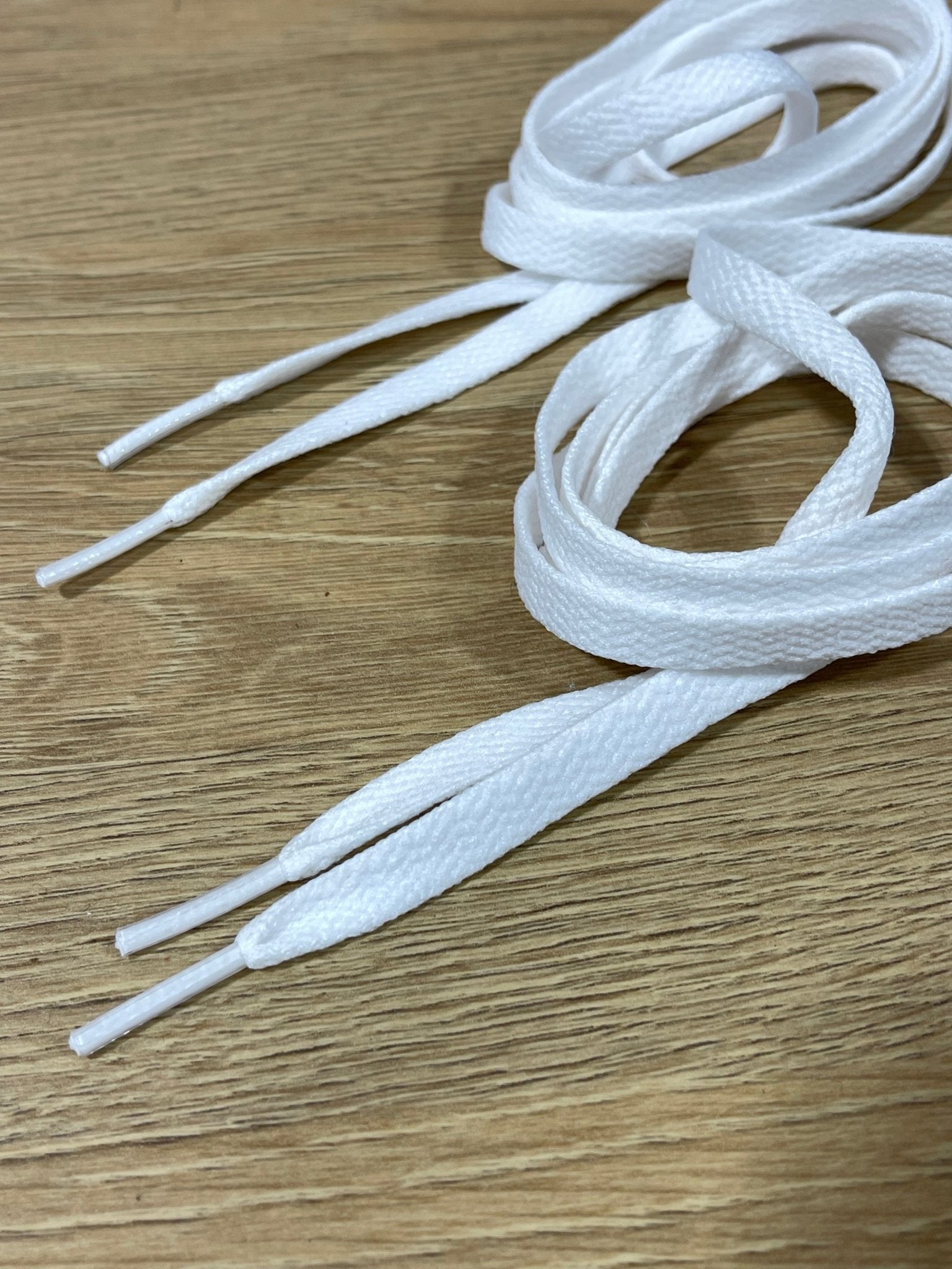 White Drawstring, Flat Cord. 52" Long - Sold Per Package of 2 - Boho Fabrics - Misc. Sewing Notions