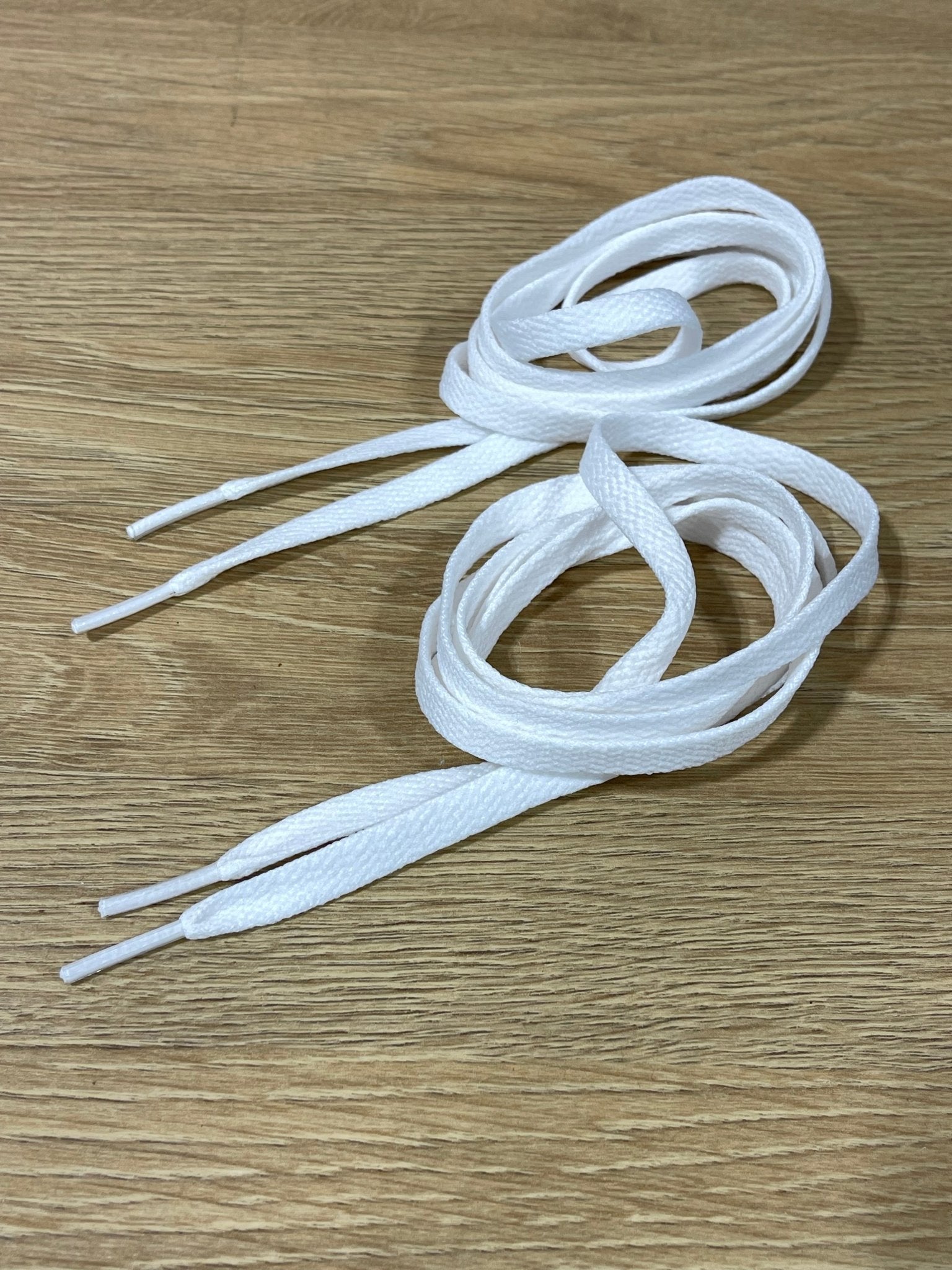 White Drawstring, Flat Cord. 52" Long - Sold Per Package of 2 - Boho Fabrics - Misc. Sewing Notions