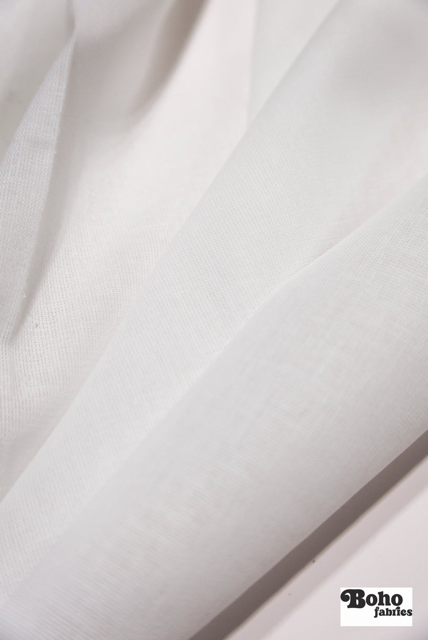 White Light Woven Fusible Interfacing, 48 inch wide, Sold by the Yard. - Boho Fabrics - Interfacing