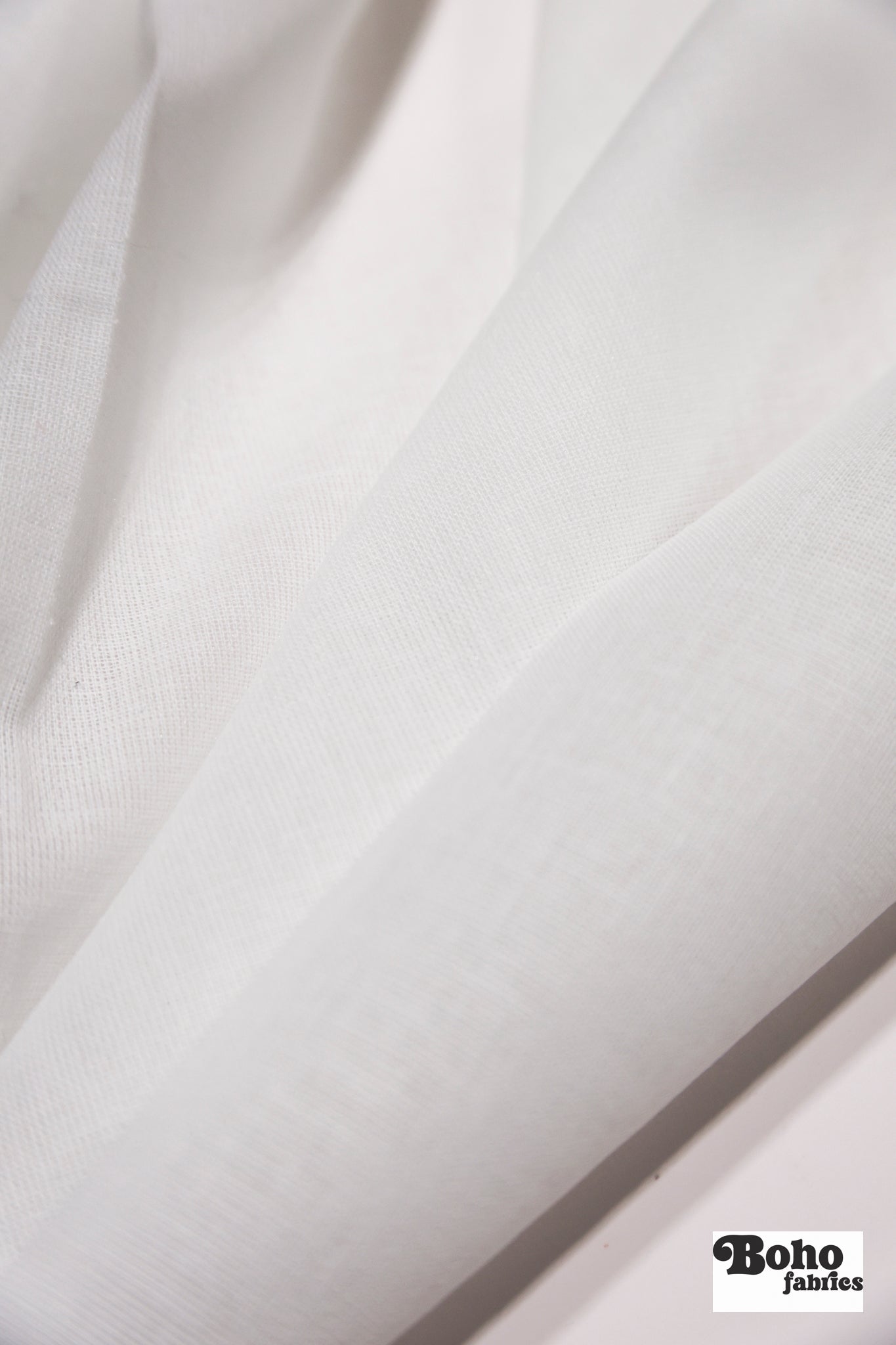 White Light Woven Fusible Interfacing, 48 inch wide, Sold by the Yard. - Boho Fabrics - Interfacing