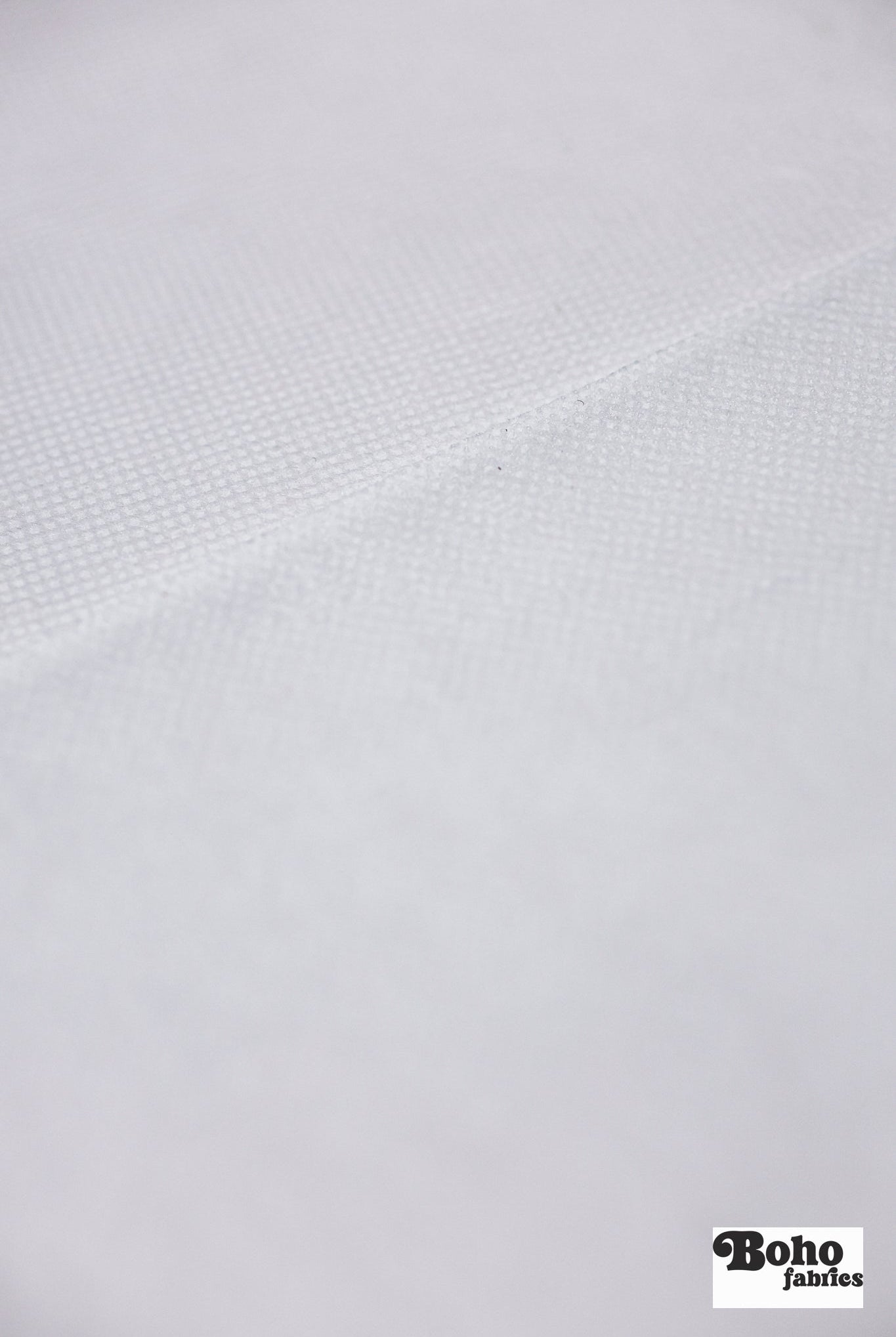 White Non-Woven Fusible Interfacing, 60 inch wide, Sold by the Yard. - Boho Fabrics - Interfacing