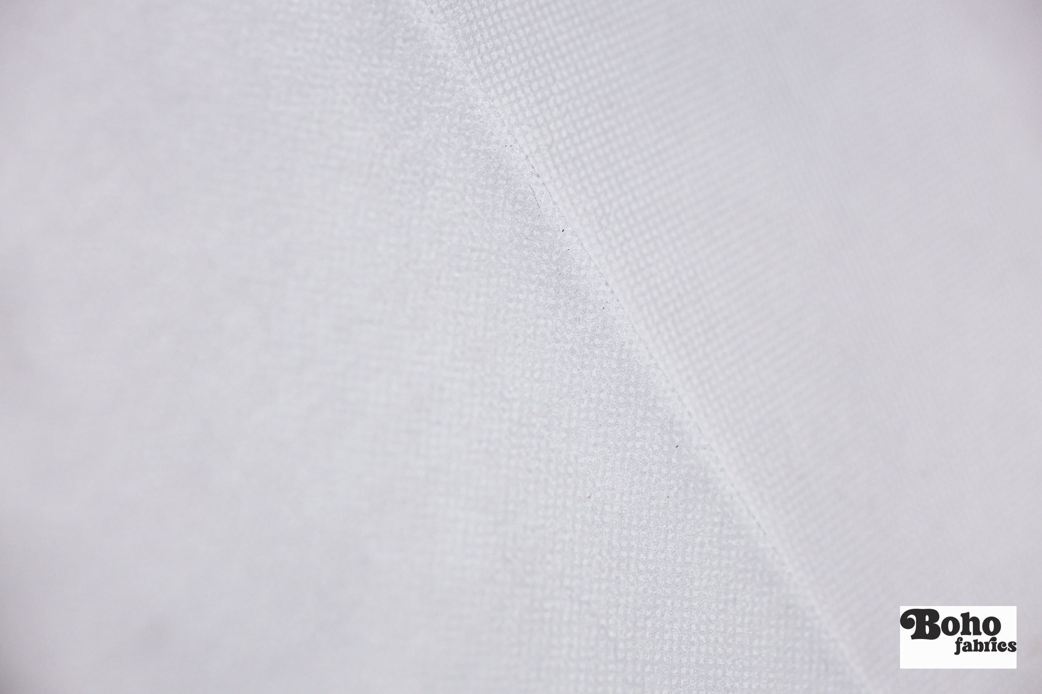 White Non-Woven Fusible Interfacing, 60 inch wide, Sold by the Yard. - Boho Fabrics - Interfacing