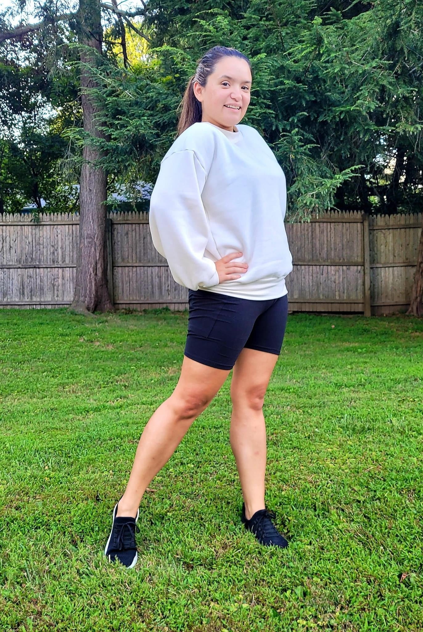 White, Sweatshirt Fleece. - Boho Fabrics