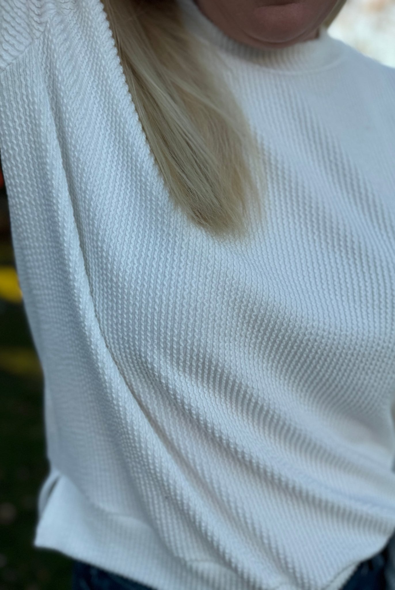 White, Urban Rib Knit Fabric - Boho Fabrics - Rib Solid, Knit Fabric