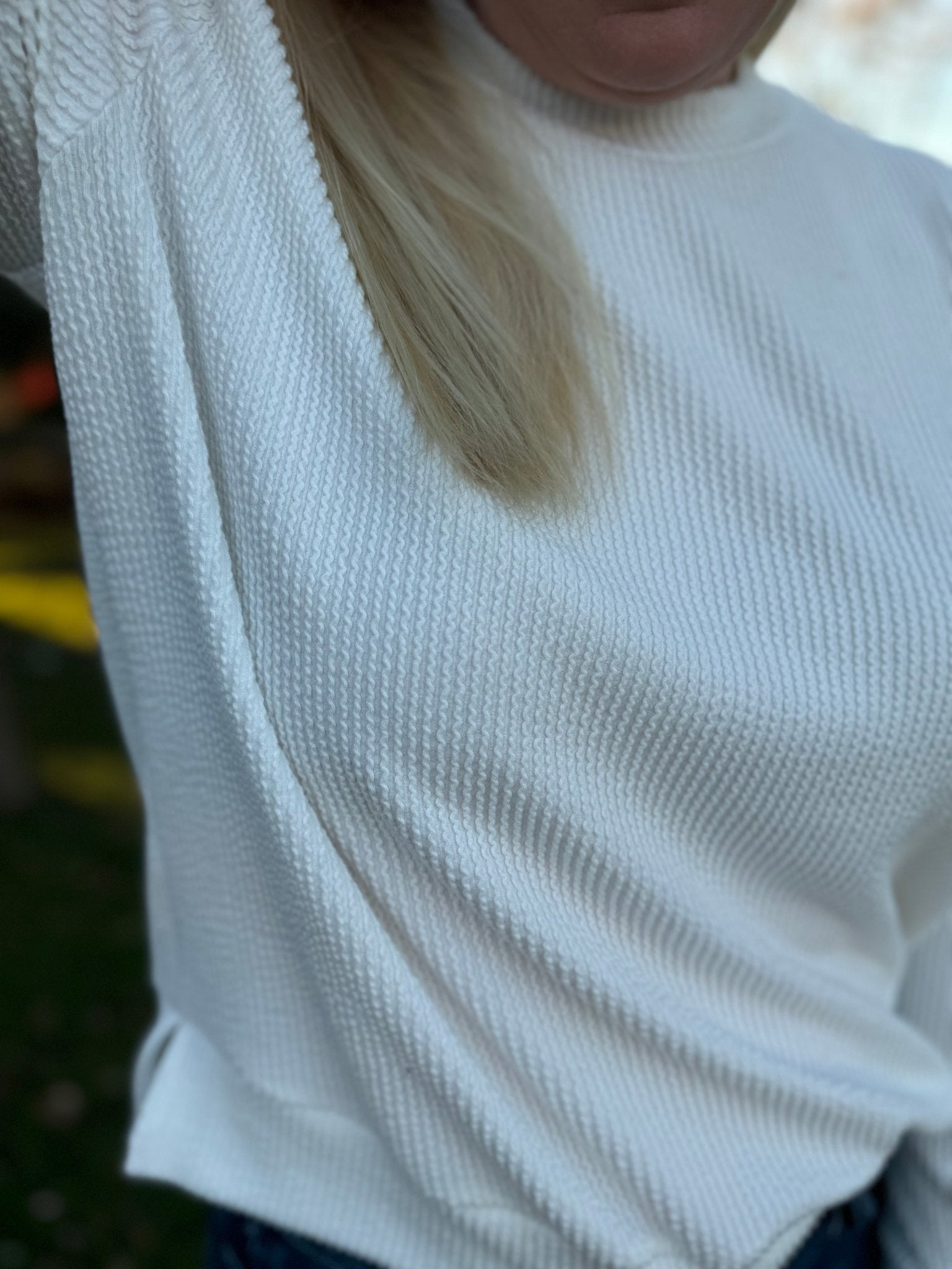 White, Urban Rib Knit Fabric - Boho Fabrics - Rib Solid, Knit Fabric