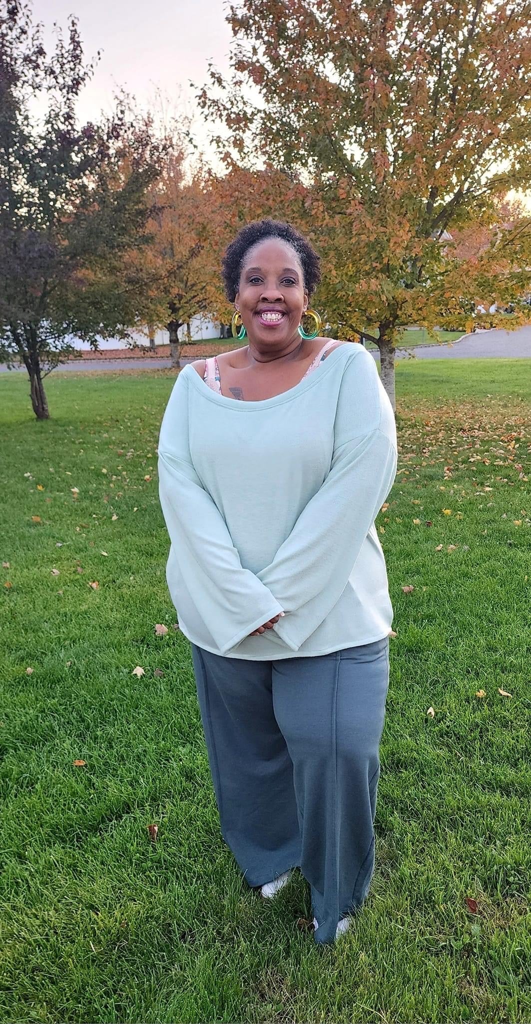 Willow Green, Brushed Solid Sweater Knit - Boho Fabrics