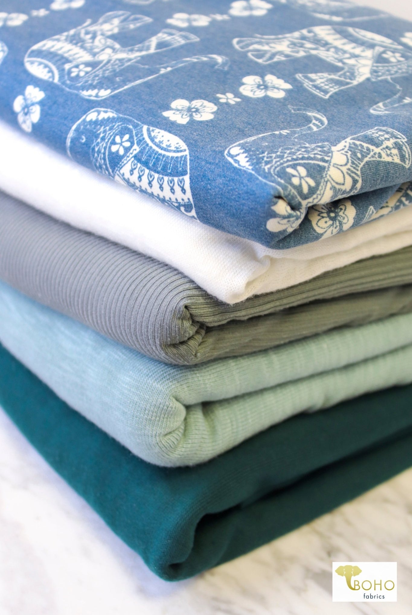 "Winter Waves" Sweater/FT Knit Palette Bundle - Boho Fabrics