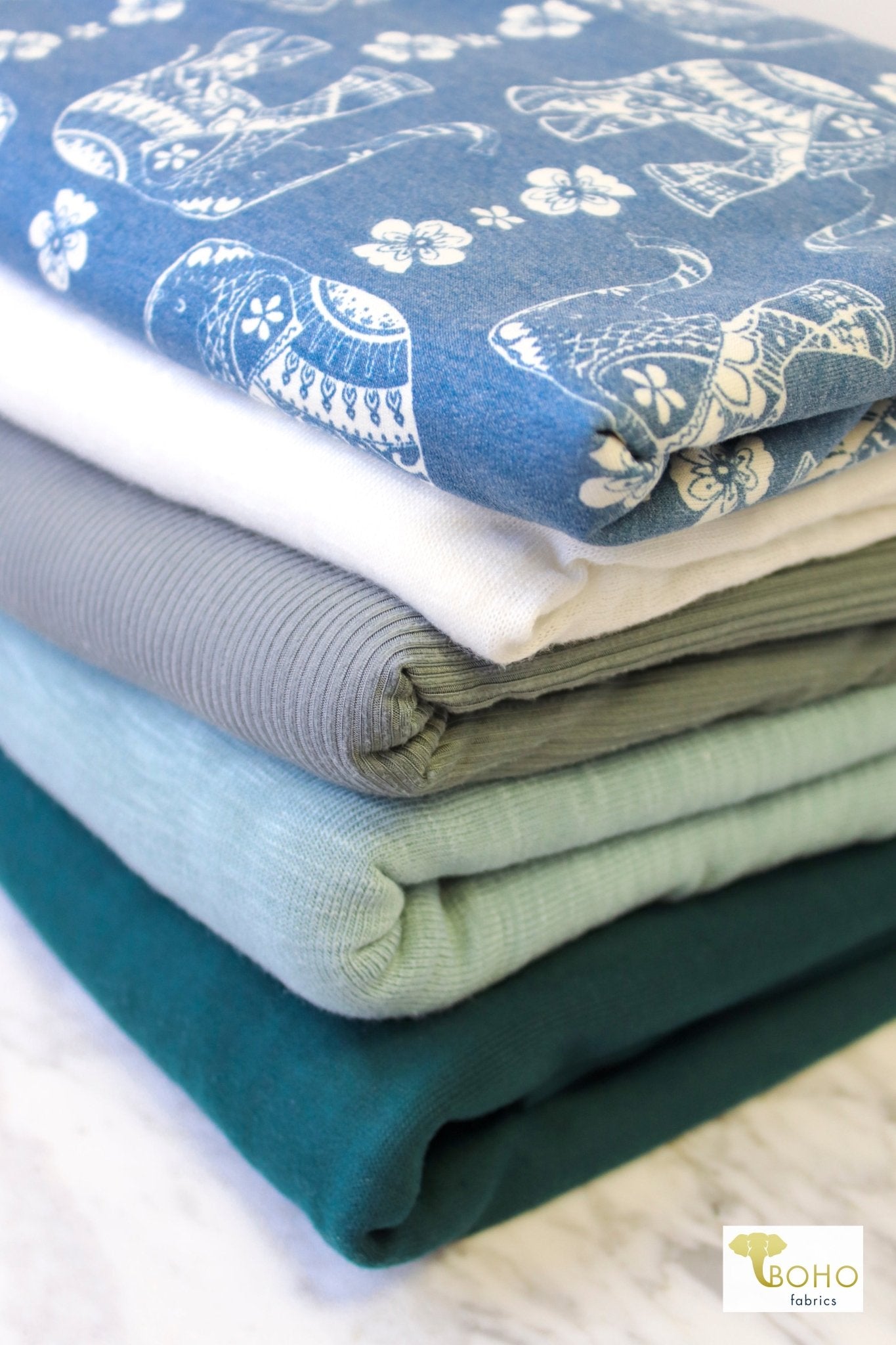 "Winter Waves" Sweater/FT Knit Palette Bundle - Boho Fabrics