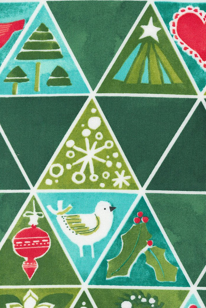 Winterly in Spruce by Moda - 100% Cotton Quilting Fabric - 48765 19 - Boho Fabrics - Quilting Cotton, Woven