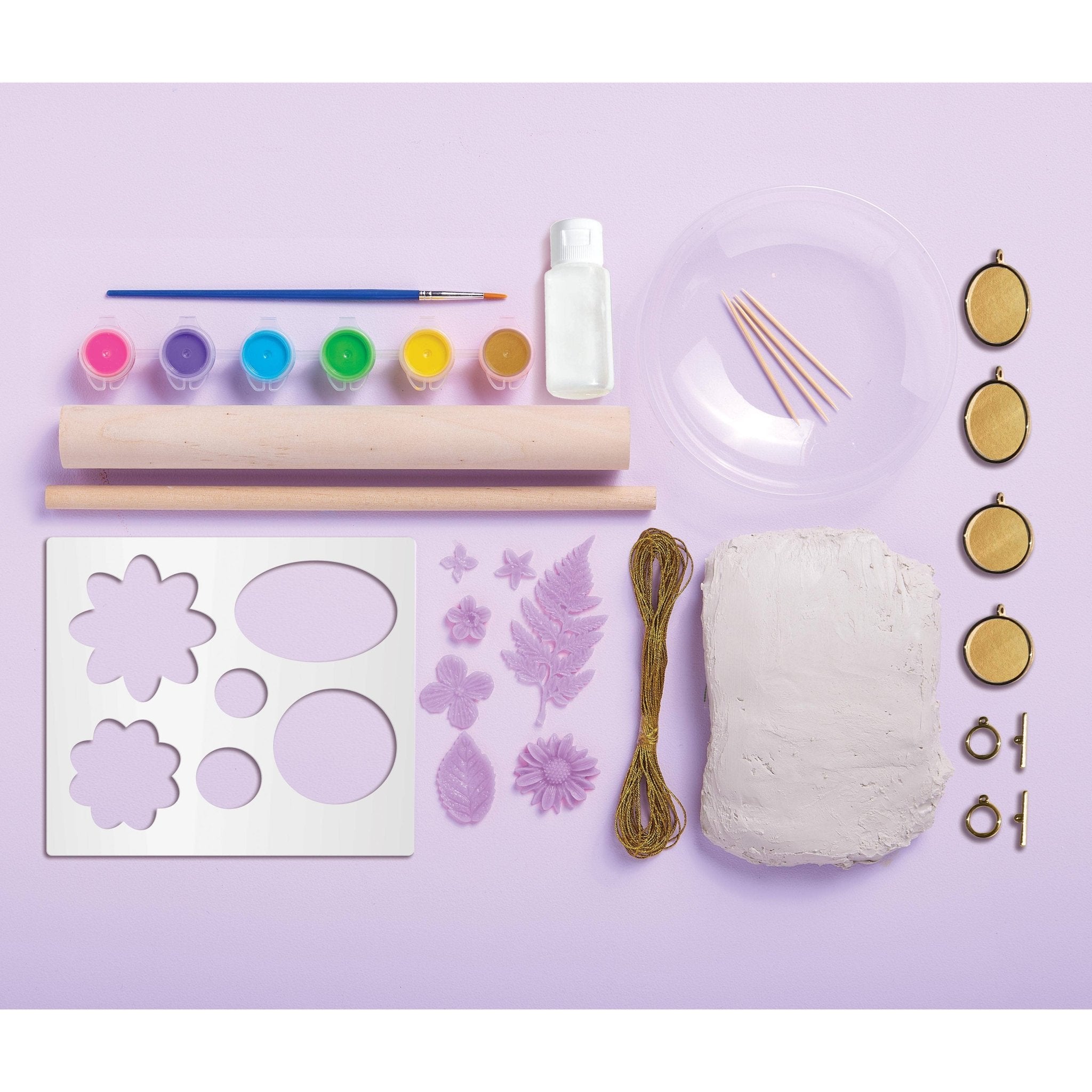 Wish*Craft Flower Power Pottery - Boho Fabrics -