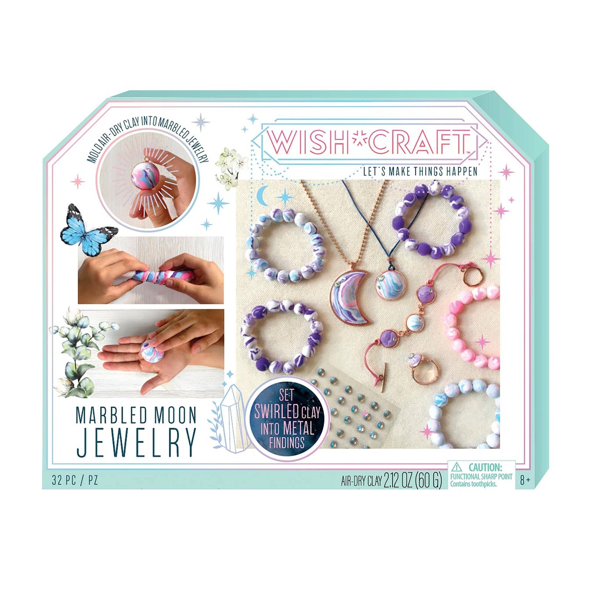 Wish*Craft Marbled Moon Jewelry - Boho Fabrics - Art & Craft Kits