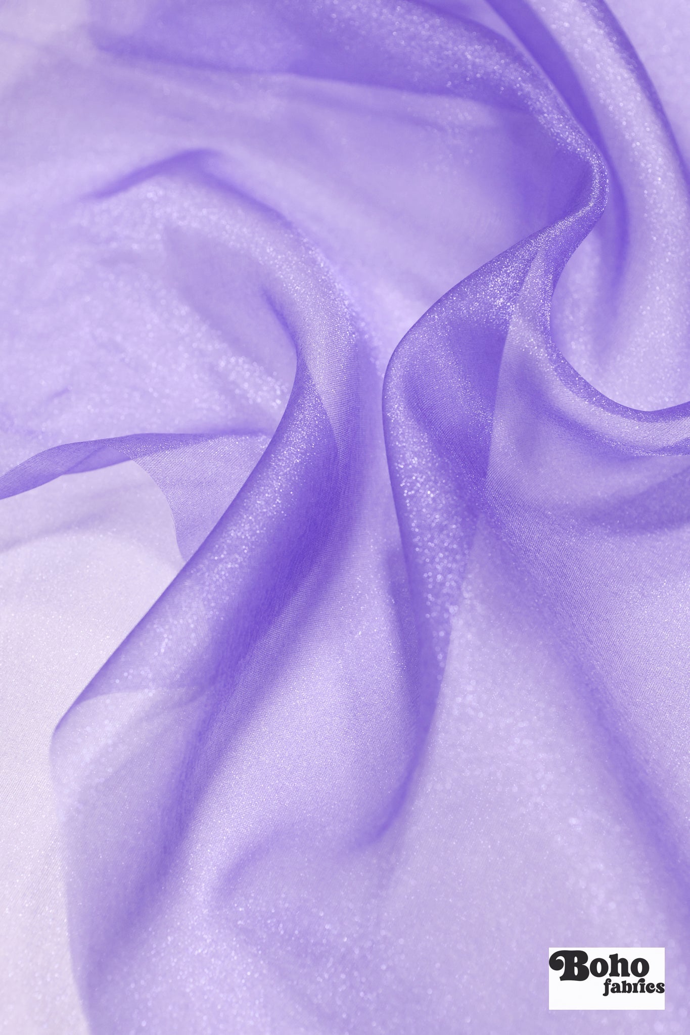 Wisteria, Organza Shimmer, 44" Woven Fabric - Boho Fabrics - Organza, Woven Fabric