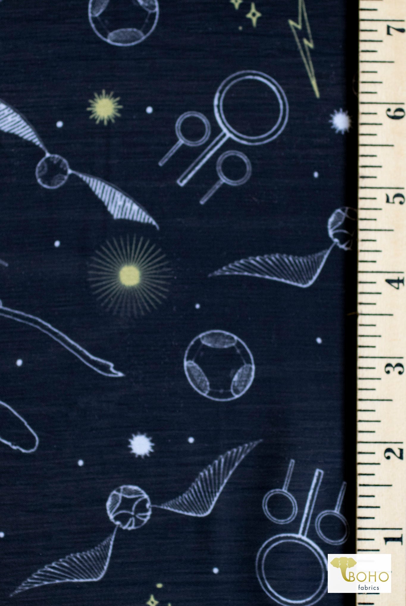 Wizarding Games, Chiffon Woven Fabric - Boho Fabrics - Chiffon, Woven