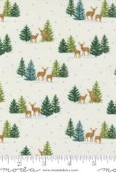 Woodland Winter Snowy White by Moda - 100% Cotton Fabric - 56095 11 - Boho Fabrics - Quilting Cotton, Woven