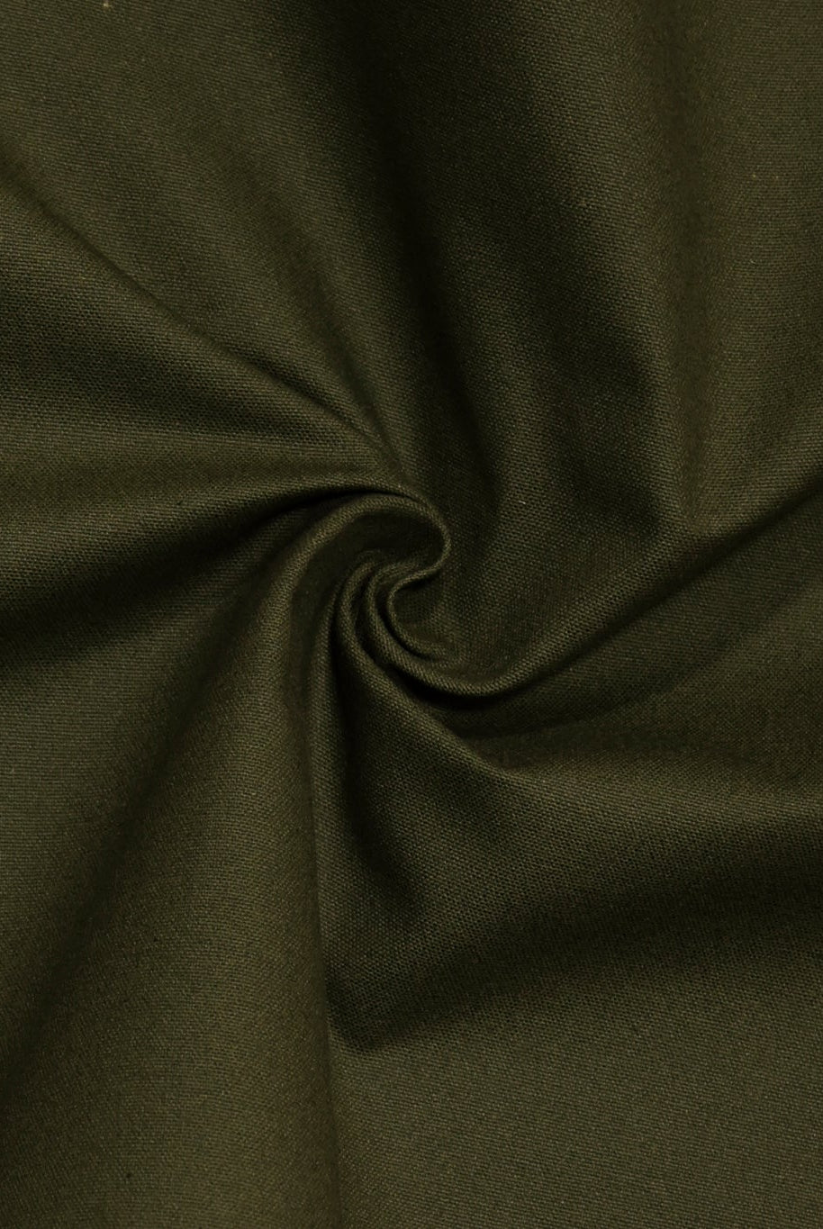 Woodsy Green, Deadstock Cotton Duck Canvas Woven Fabric - Boho Fabrics - Canvas Fabric