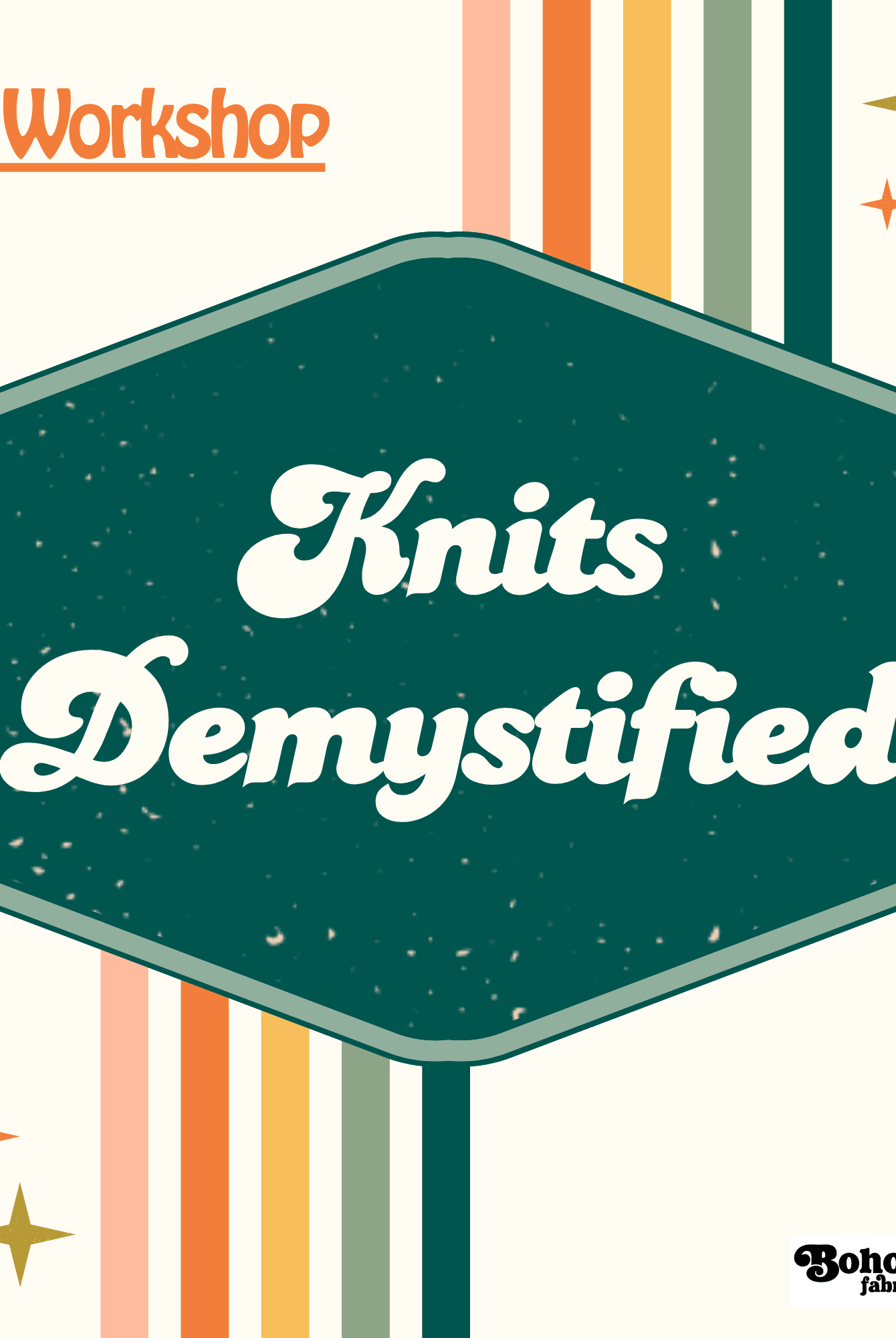 Workshop: Knits Demystified - Boho Fabrics - Class