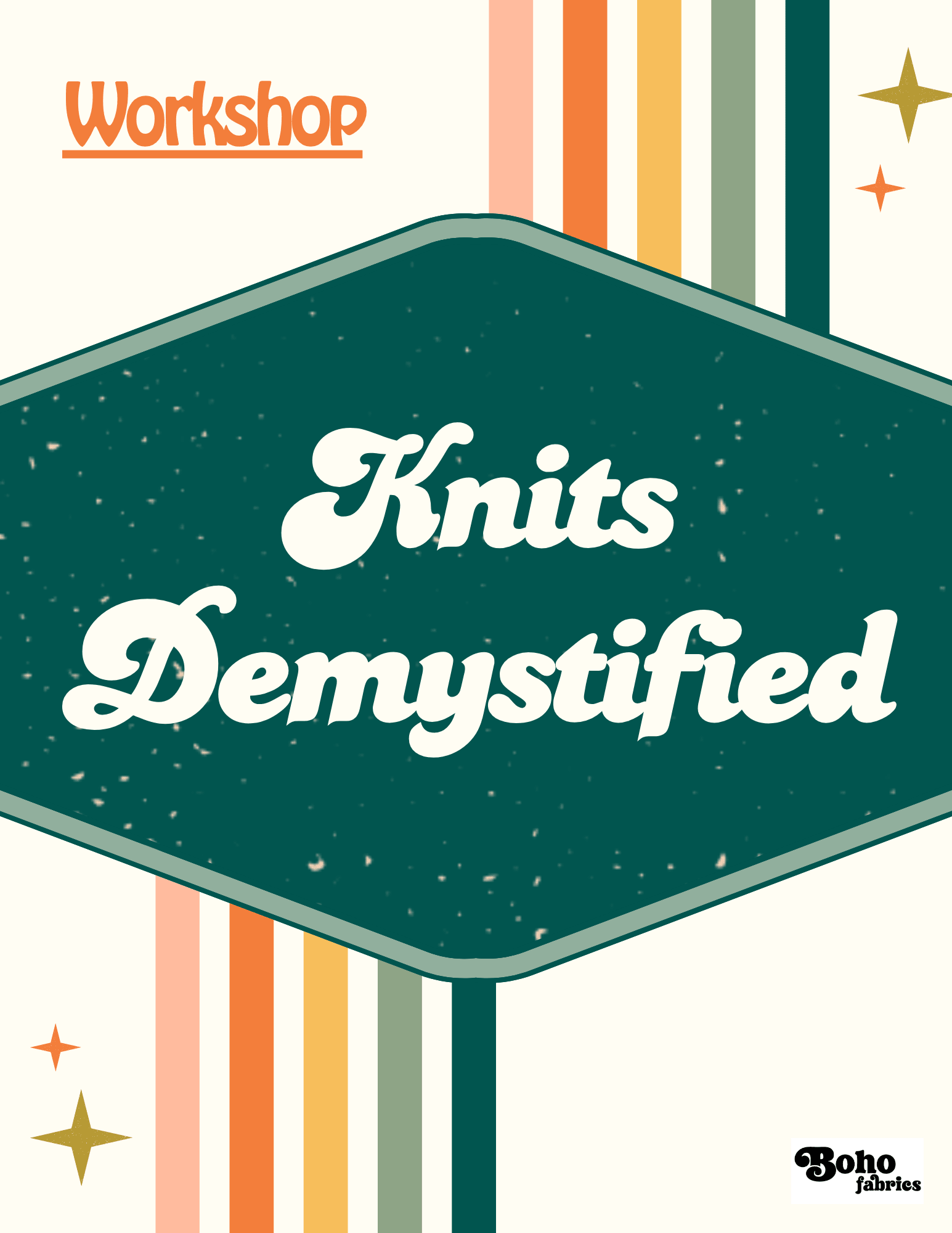 Workshop: Knits Demystified - Boho Fabrics - Class