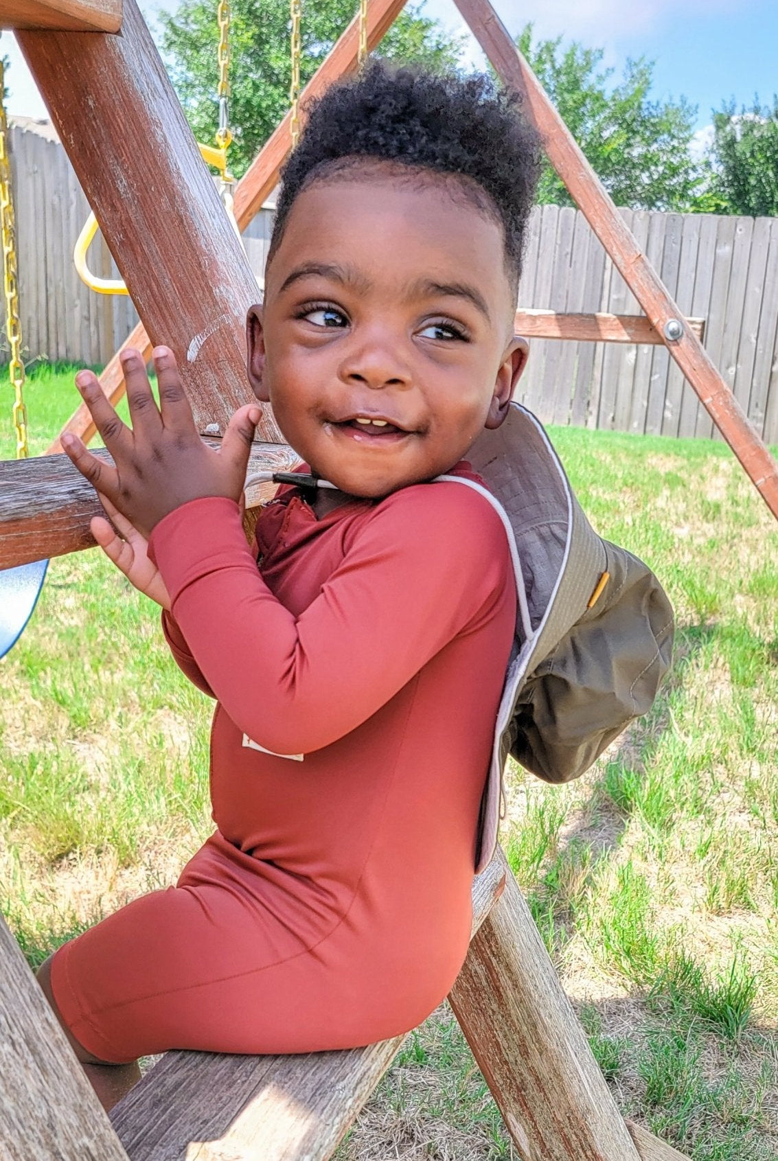 Year End Edit Special - PRECUTS! Cinnamon, Nylon/Spandex. Athletic Knit Fabric - Boho Fabrics - Swim Knit, Solid Fabric