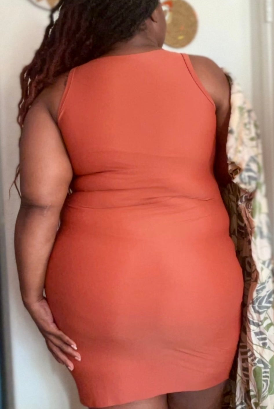 Year End Edit Special - PRECUTS! Rust, Nylon/Spandex. Athletic Knit Fabric - Boho Fabrics - Athletic Knit Fabric