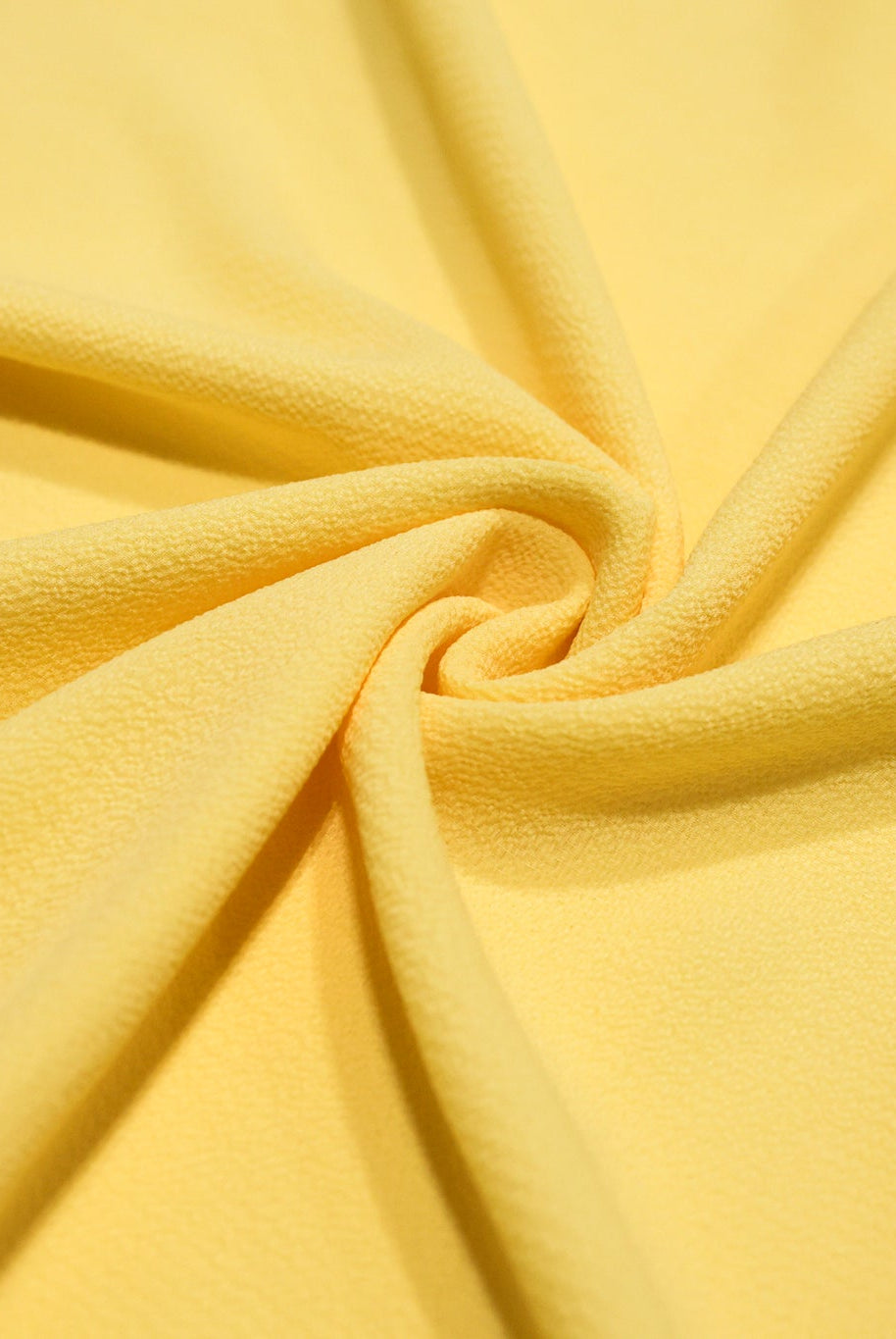 Yellow, Bubble Crepe Woven Fabric - Boho Fabrics - Crepe, Woven