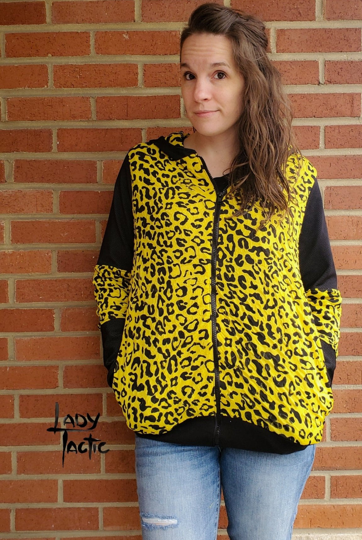 Yellow Cheetah Jacquard Knit. JQD-108 - Boho Fabrics