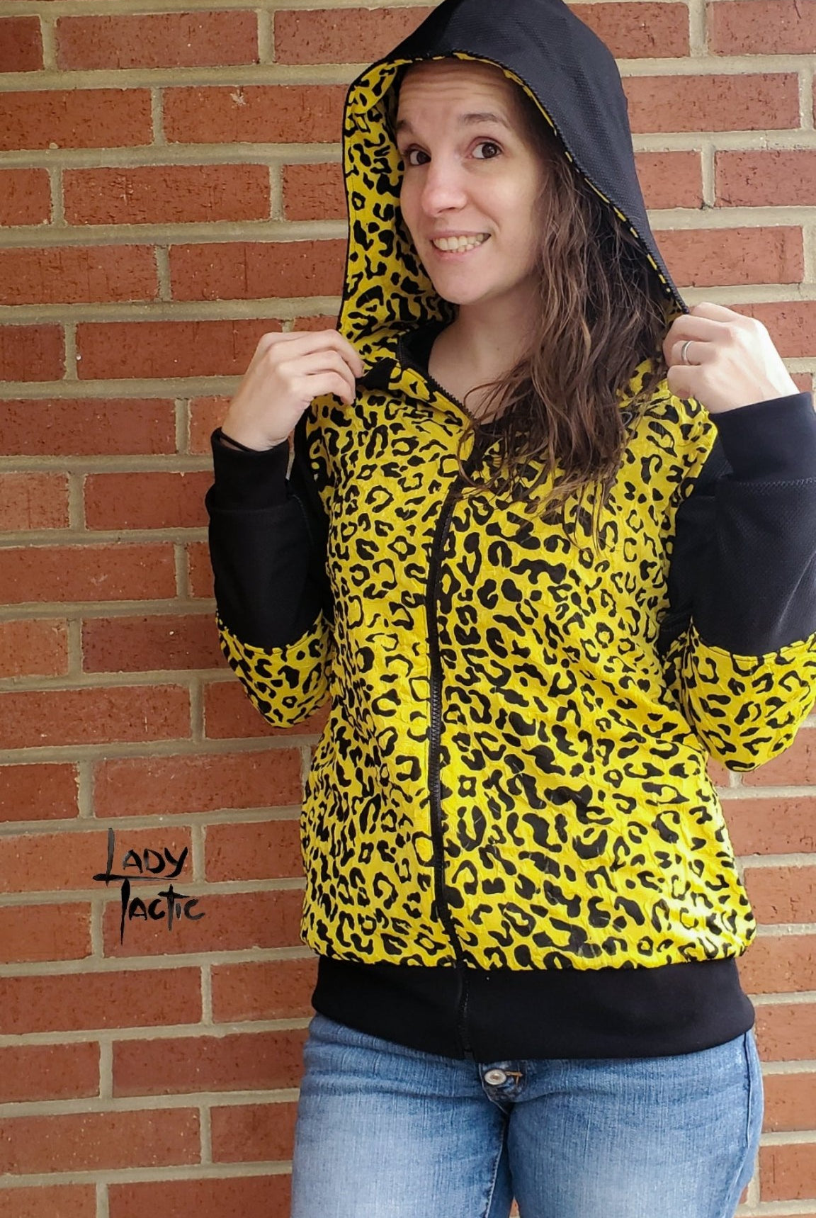 Yellow Cheetah Jacquard Knit. JQD-108 - Boho Fabrics