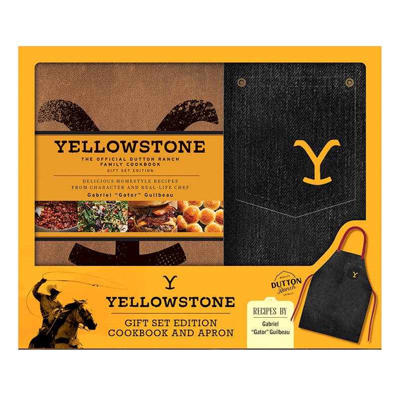 Yellowstone: Official Dutton Ranch Family Cookbook Gift Set - Boho Fabrics - Books