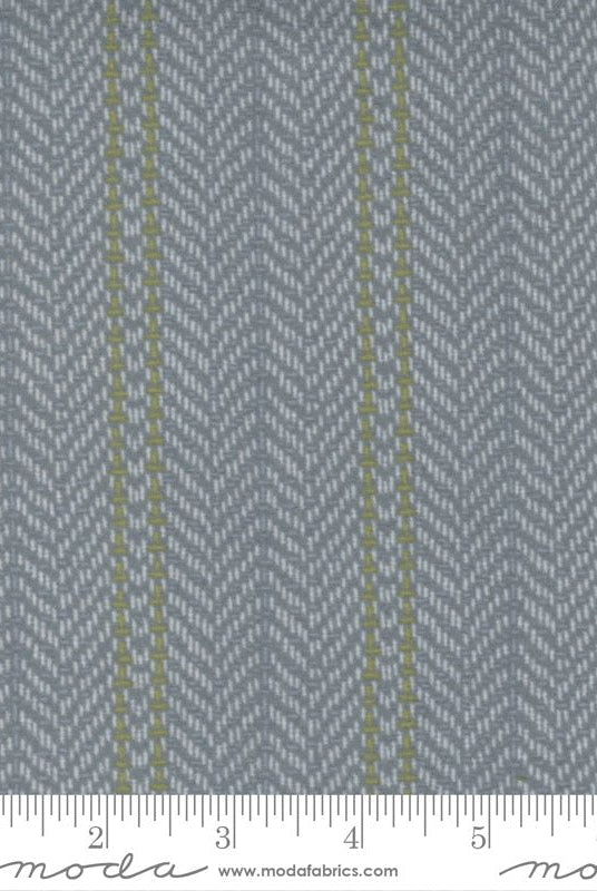 Yuletide Gatherings in Sleigh by Moda - 100% Cotton Flannel Fabric - 49141 16F - Boho Fabrics - Flannel, Woven Fabric