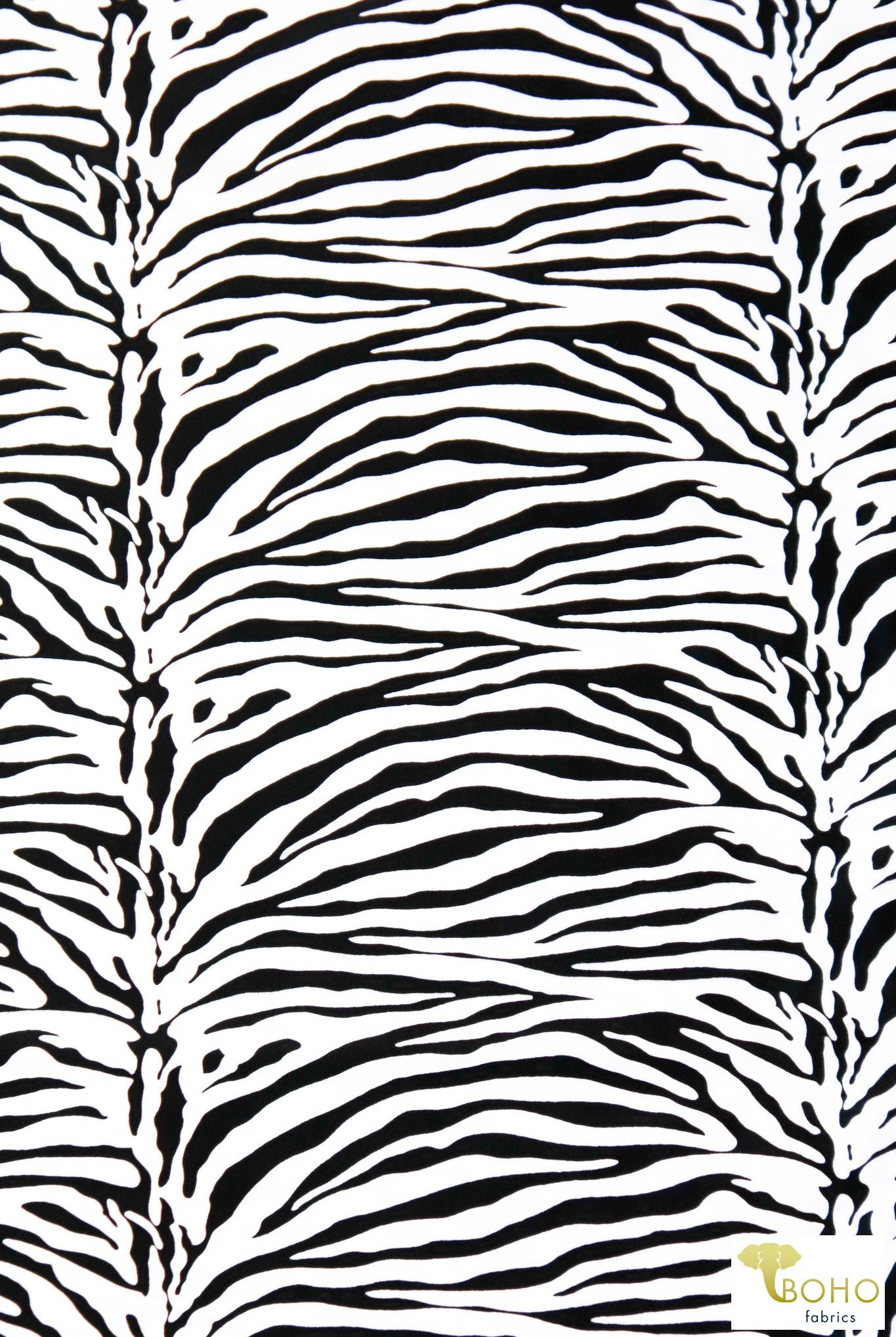 Zebra Swim Print, P.SWIM-313 - Boho Fabrics