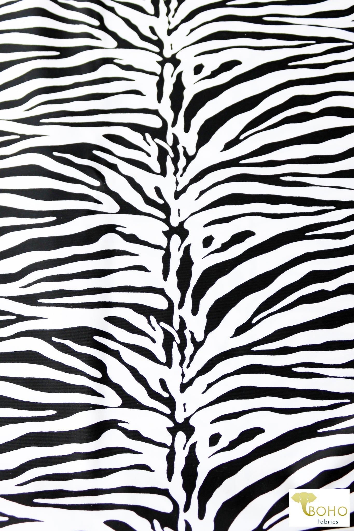 Zebra Swim Print, P.SWIM-313 - Boho Fabrics