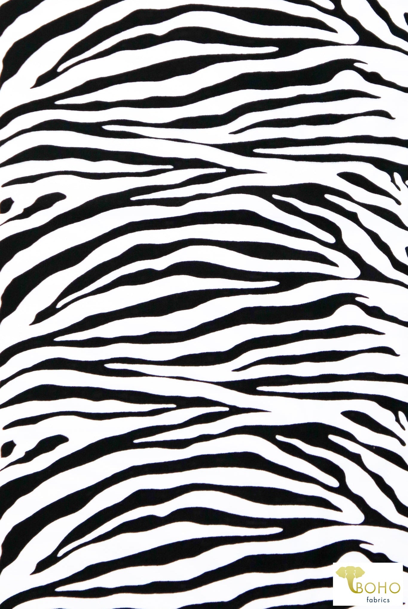 Zebra Swim Print, P.SWIM-313 - Boho Fabrics