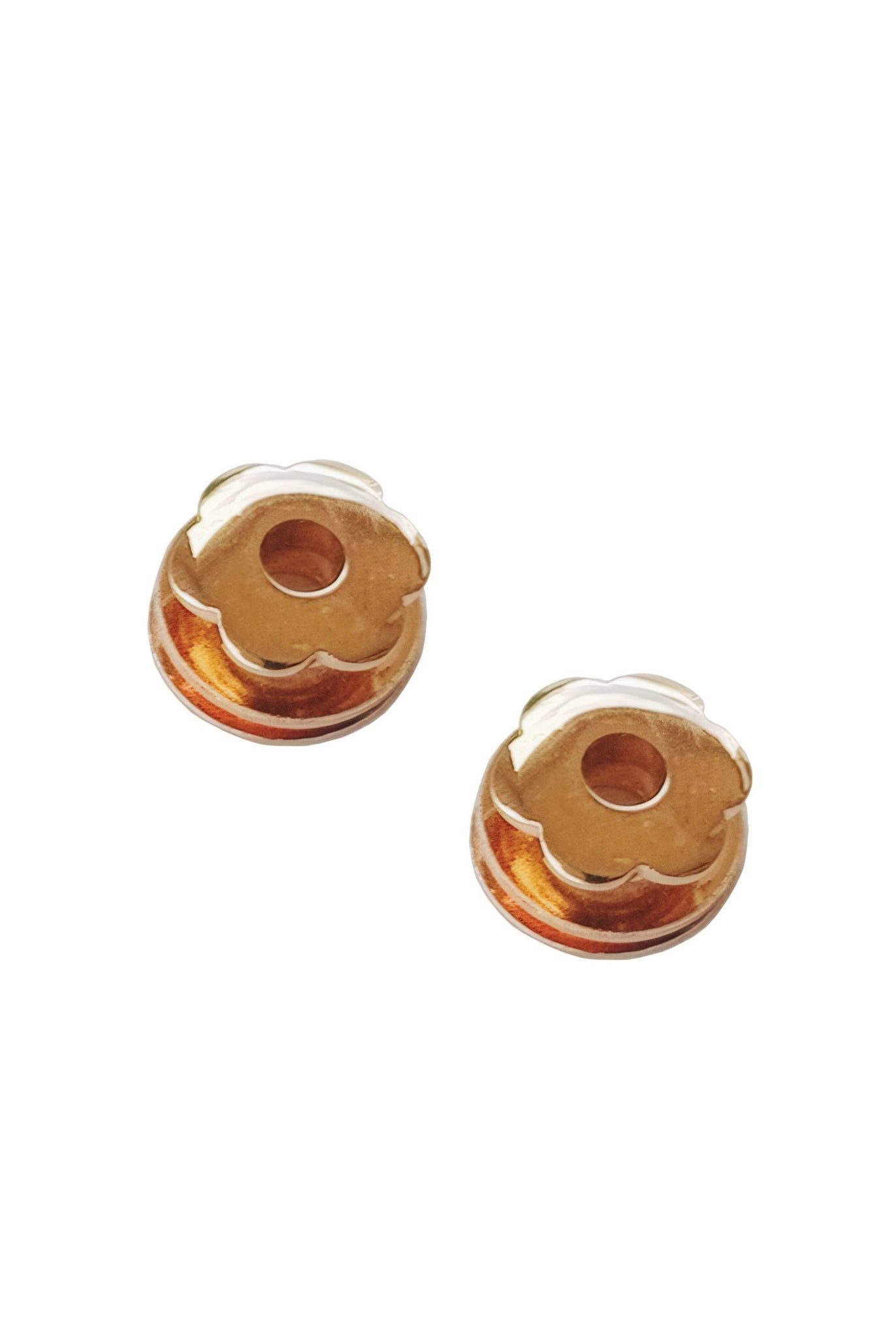 ZW6806 | Flower Magnetic Snap 3/4" Rose Gold (2 pk) - Boho Fabrics - Bag Hardware