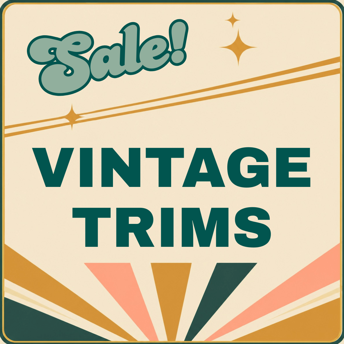Sale - Vintage Trims - Boho Fabrics