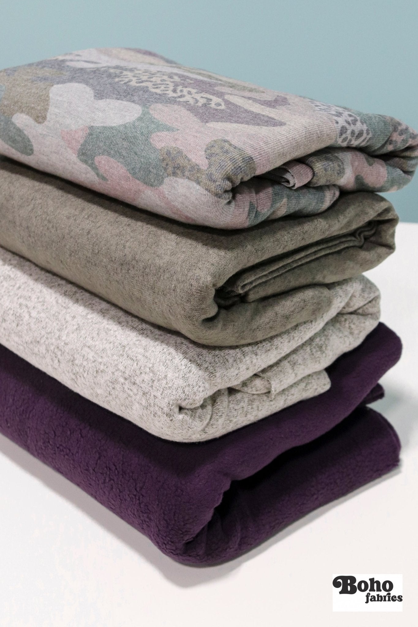 01/20/2026 Fabric Happy Hour, Cozy Animal, Sweater Knit Bundle - Boho Fabrics - Fabric Bundles