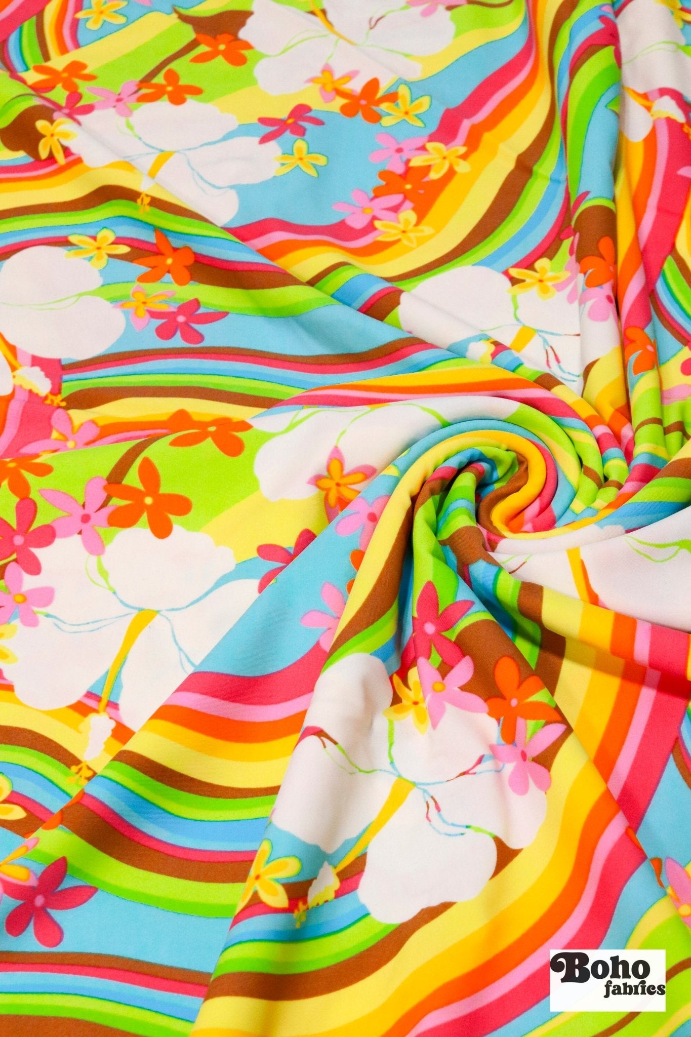 01/21/2026 Fabric Happy Hour, Trippy Tropics, Athletic Knit Fabric Bundle - Boho Fabrics - Fabric Bundles