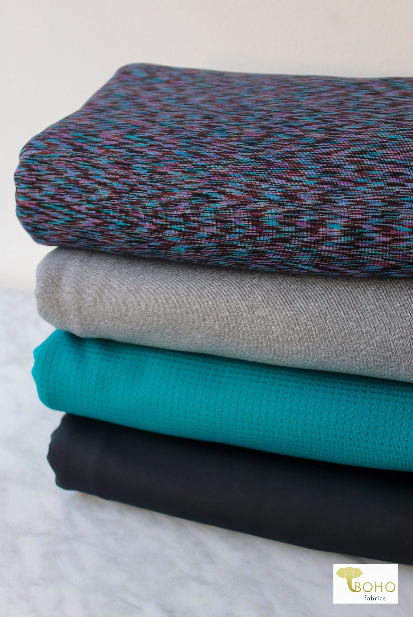04/01/2024 Fabric Happy Hour! Teal Athletic Bundle. Ready to Ship! - Boho Fabrics
