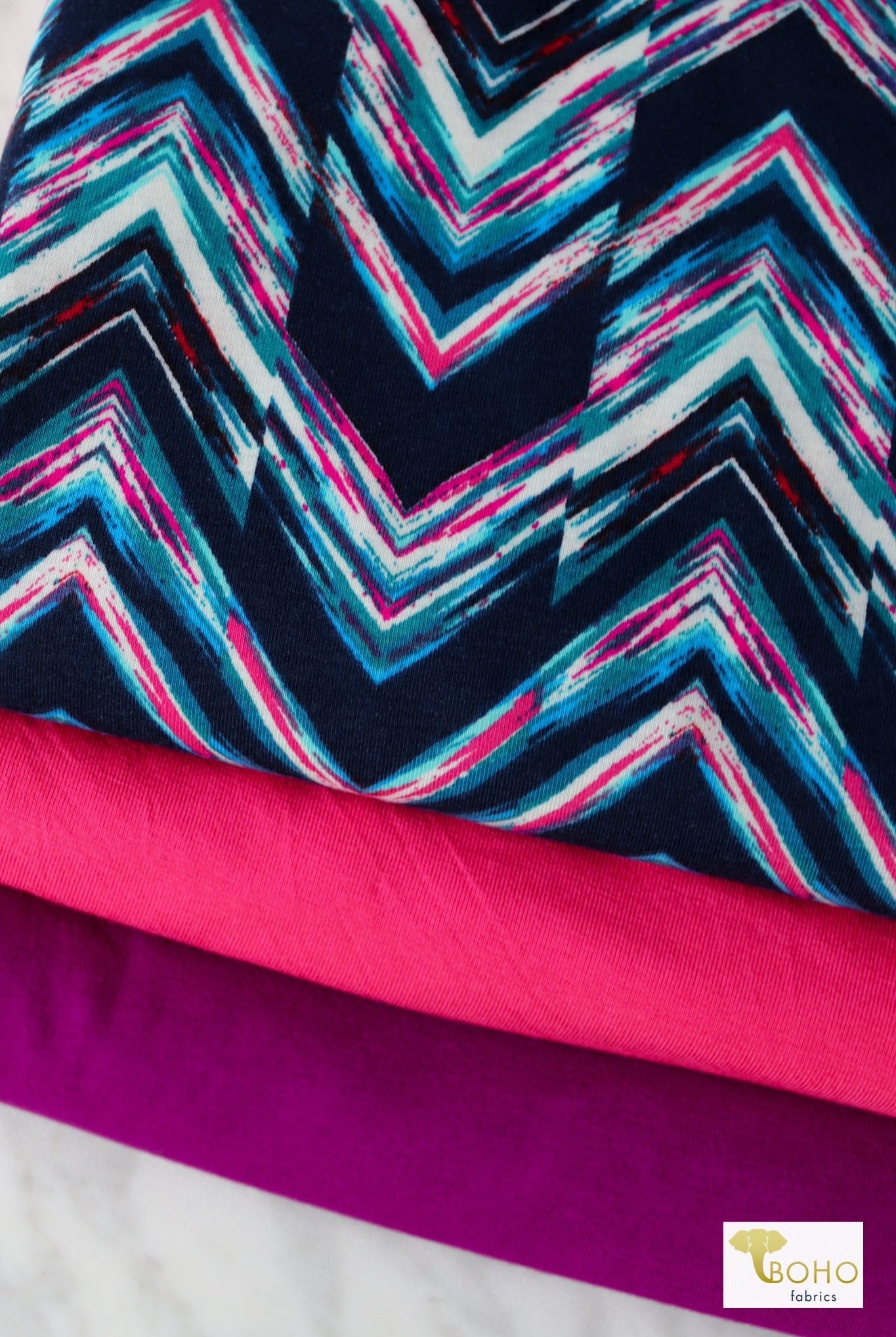 08/14/2023 Fabric Happy Hour! Watercolor Herringbone, Knit Bundle. Ready to Ship! - Boho Fabrics