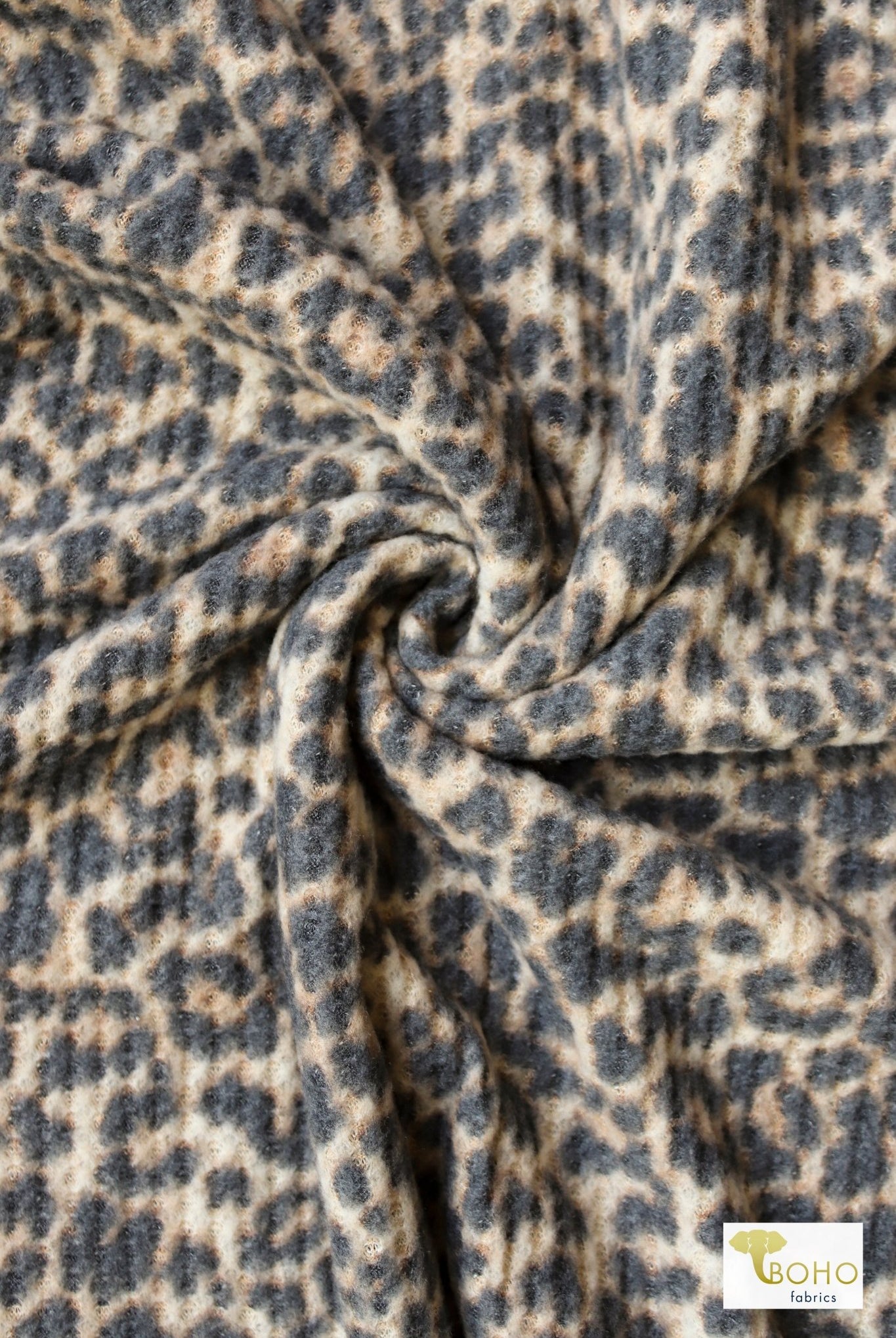 08/22/2023 Fabric Happy Hour! Plush Cheetah Knit Bundle. READY TO SHIP! - Boho Fabrics