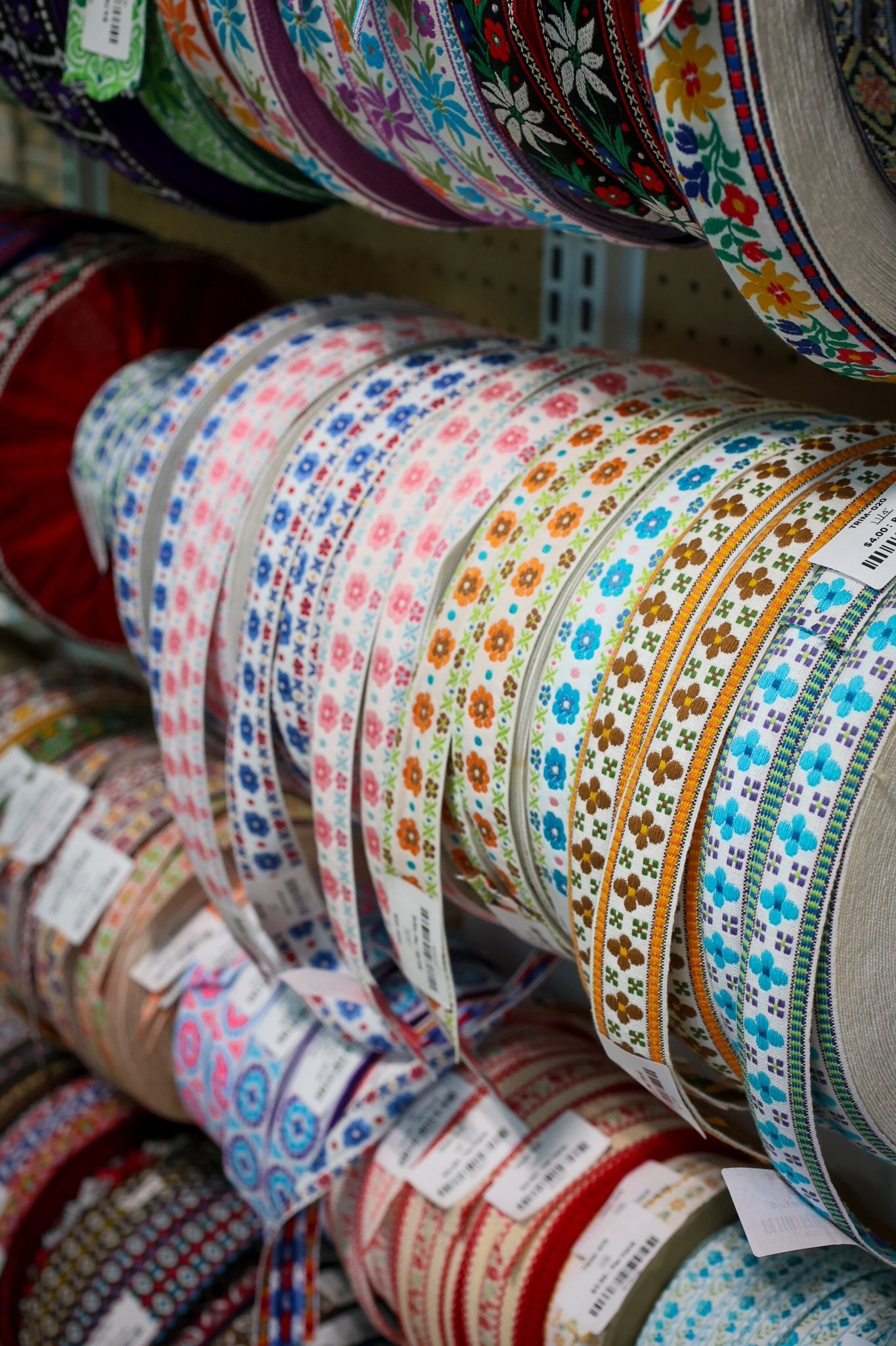 09/08/2025 Fabric Happy Hour, Vintage Trim Bundles! - Boho Fabrics - Trims