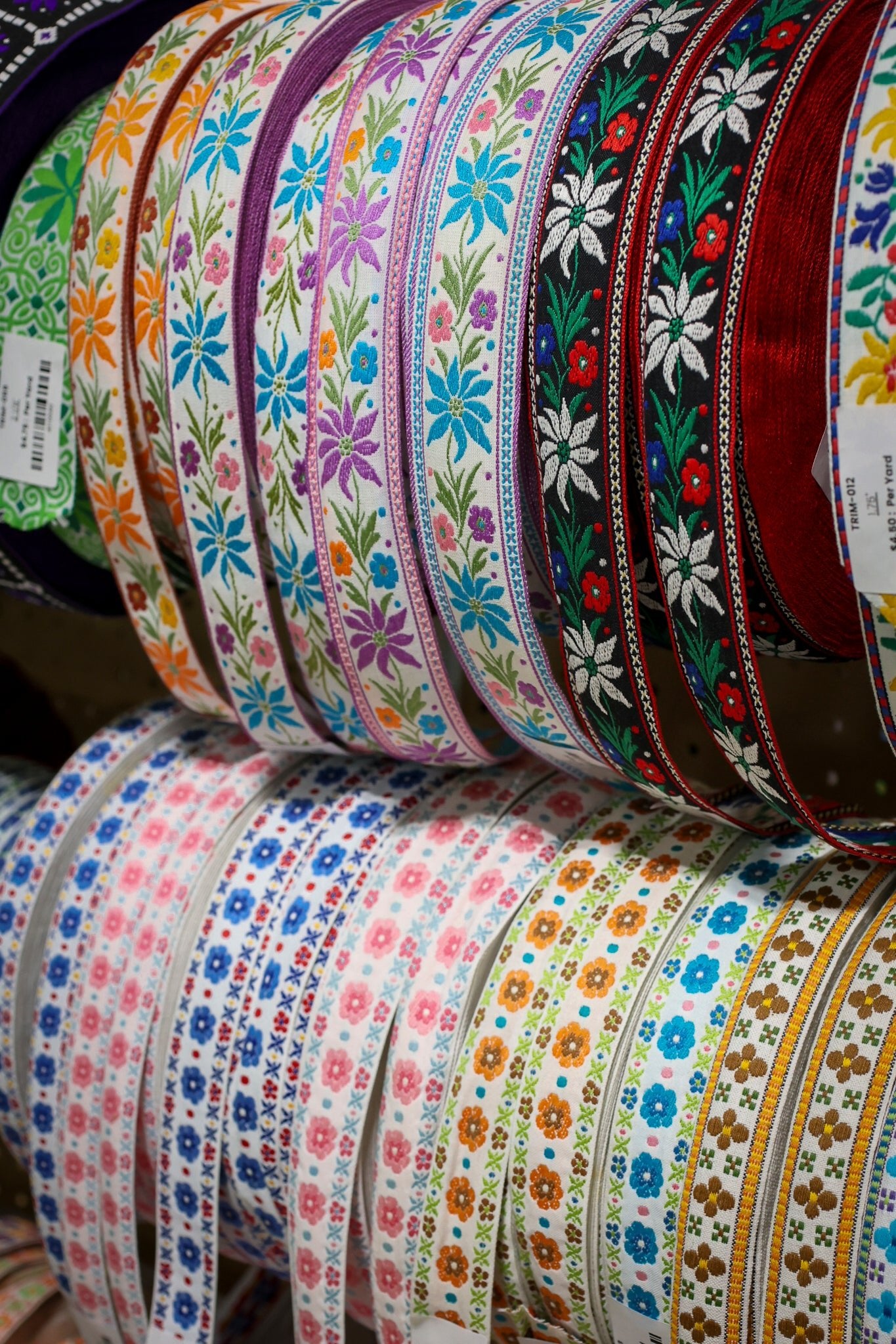 09/08/2025 Fabric Happy Hour, Vintage Trim Bundles! - Boho Fabrics - Trims