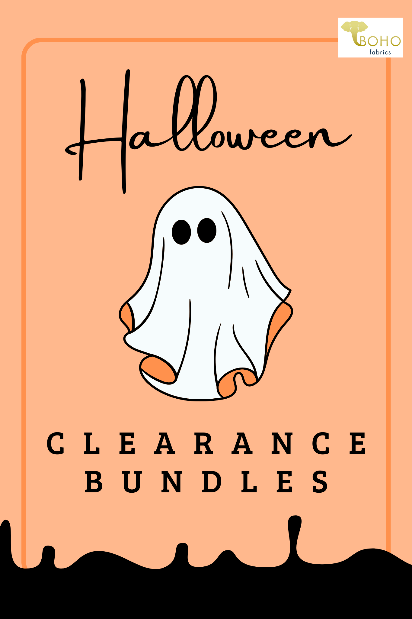 09/27/2024 Fabric Happy Hour! Halloween Clearance Bundles! - Boho Fabrics - Fabric Bundles