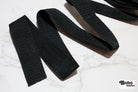 1" Black Polypropylene Webbing – Bag Strapping & Belting – 2 Yard Pack - Boho Fabrics - Trims