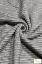 1 Yard Last Cuts! Graystone, Heavy Rib Knit. RIB-841-GRY - Boho Fabrics