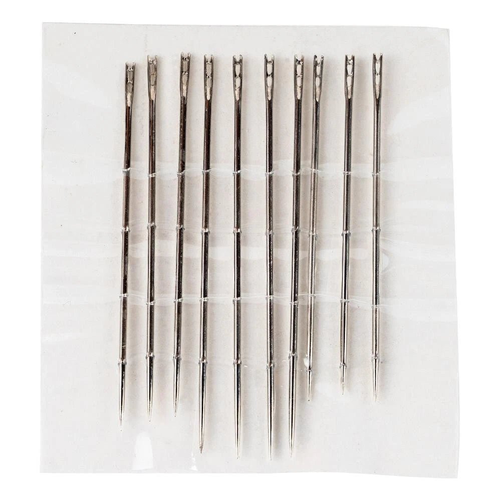 10 Self - Threading Needles by Singer - Boho Fabrics - Sewing Needles