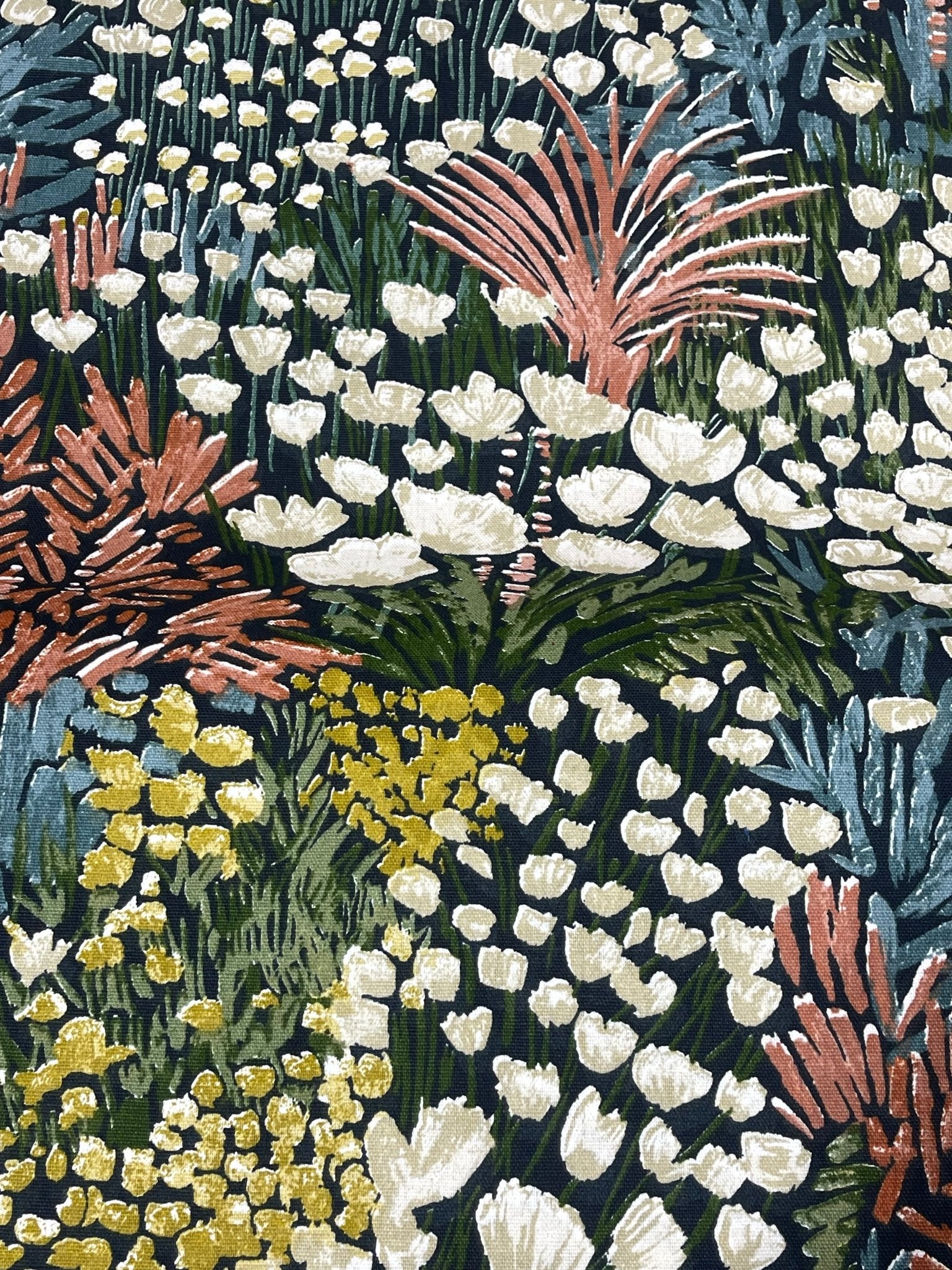 10 Yard Bolt - Adelaide Bloom by Richloom - 100% Cotton Canvas Fabric - Boho Fabrics - Canvas Fabric