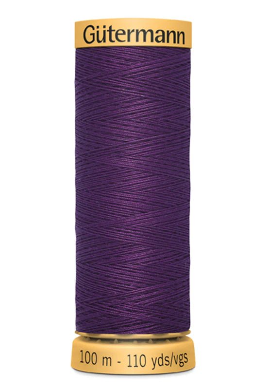 100% Mer. Cotton Thread Eggplant 110 yds 744491 6170 Gutermann1 - Boho Fabrics - Thread