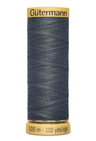 100% Mer. Cotton Thread Graphite 110 yds 744491 9430 Gutermann1 - Boho Fabrics - Thread